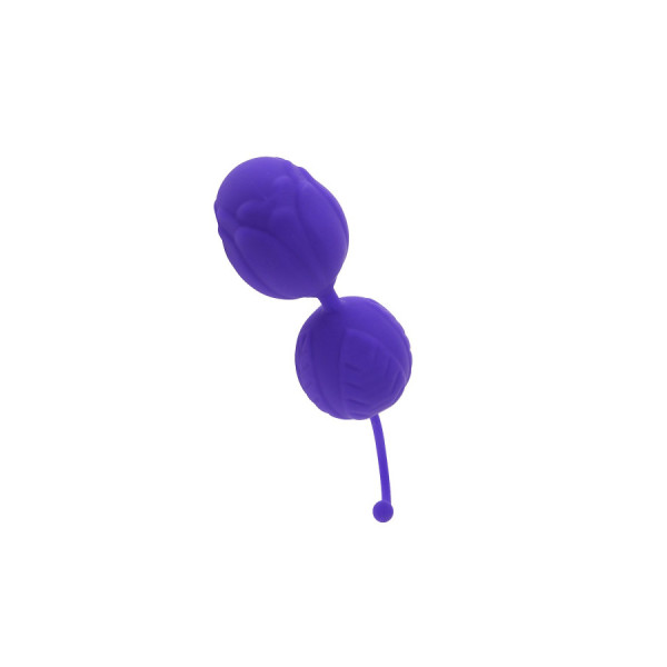 Boules de Geisha violet silicone 